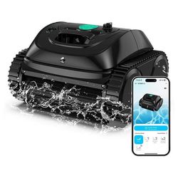 WYBOT C1 – Ledningsfri robotrenser til pool med kraftig sugeevne, 150 minutters batterilevetid og smart navigation