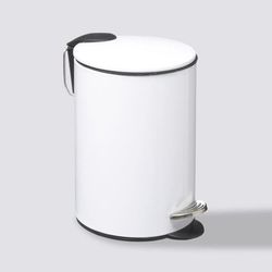 Atmosphéra 3 liters pedalbehållare i metall - Vit