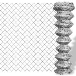 Gunnebostängsel galvaniserat stål 15x1,25 m silver