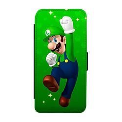 Til Google Pixel 10a: Super Mario Luigi, flipdeksel med unikt motiv, mobiletui med stativfunksjon