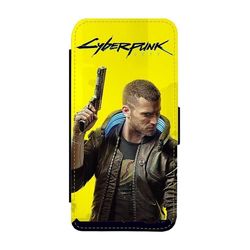 Til Google Pixel 10 Pro: Cyberpunk 2077, flipdeksel med unikt motiv, mobiletui med stativfunksjon