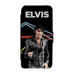 Til Samsung Galaxy A37: Elvis Presley, flipdeksel med unikt motiv, mobiletui med stativfunksjon