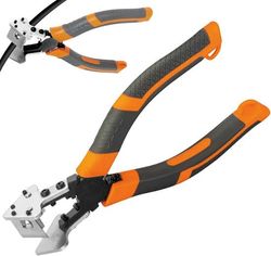 Vinkelsax - Gummilister - Sax - V-tång - 90° vinkelsax - Dörr- och fönsterskärverktyg - Precisionshandverktyg