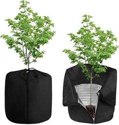 Frostbeskyttelsesposer til potteplanter, varmeisolerende plantebeskyttelsesposer, vinterplantebeskyttelsesposer, genanvendelige, 2-pak, 65*70 cm