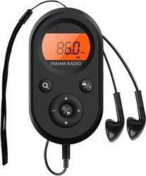 Kompakt og bærbar radio - Har dobbeltbånds AM/FM stereo radiofunktionalitet - Sleep timer - Hovedtelefoner - USB genopladelig bærbar radio -...