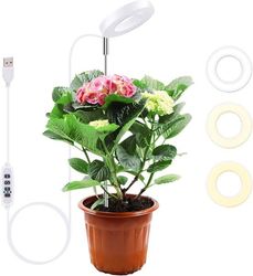 Plantegrowlys - Grow LED - Plantepleje - Fuld Spektrum Lys - Justerbar 61.5cm - Hvid