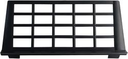 Svart notställ i plast för keyboard och piano (45,5 x 20,5 cm) – Universellt ersättningsnotställ för elektroniska pianon