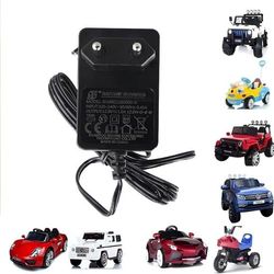 Universal 12V 1A Batterioplader til Elektriske Børnebiler, Motorcykler, Quads og ATV'er - Inkluderer LED Statusindikator
