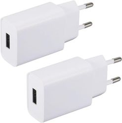 stykker USB-oplader 5V 2A strømadapter, egnet til iPhone, Samsung, øretelefoner, e-læser, bordlampe, spillekonsol, router, Bluetooth-højttaler og