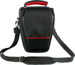 Lyxig vattentät DSLR-kameraväska - Kompakt förvaringsväska för DSLR-kameror - Kompatibel med Nikon/Canon/Sony-kameror - Svart