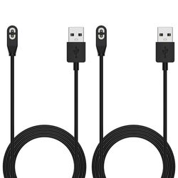 2 opladningskabler til Aftershokz AS800 hovedtelefoner, kompatible med OpenRun Pro S810 oplader, passer også til S811