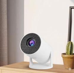 Mini-projektorserie - Soveværelsesprojektorer - Bærbare projektorer til mørke rum - 1080p HD - Understøtter WiFi og Bluetooth - Smart TV