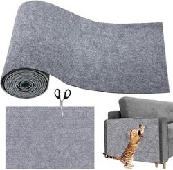 Katte kradsemåtte selvklæbende klatrevæg tæppemåtte sofa kradsestolpe pude killing legetøj møbelbeskytter 40x100cm