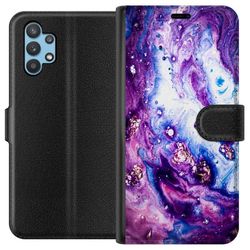 Kompatibelt Lommeboketui til Samsung Galaxy A32 5G Lilakt