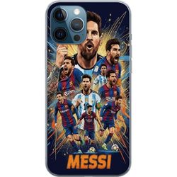 Kompatibelt Mobildeksel til Apple iPhone 12 Pro Messi plakat Argentina Barcelona fotballlegende GOAT VM nummer 10 fotballspiller retro kunst