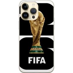 Kompatibelt Mobildeksel til Apple iPhone 15 Pro Max Gullfarget mestertrofé med grafisk 2026-layout og fokus på internasjonal fotball
