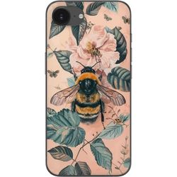 Kompatibelt Mobildeksel til Apple iPhone 17e Naturmotiv med humle og botaniske detaljer i harmoniske beige og grønne toner