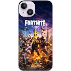 Kompatibelt Mobildeksel til Apple iPhone 14 Aksjefylt spillmotiv med banankarakter og dramatisk miljø i fargerikt design