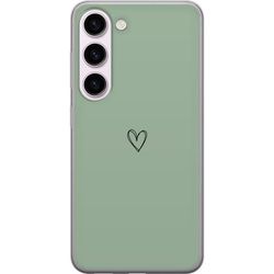 Kompatibel Mobilcover til Samsung Galaxy S23 Hjerte Grøn