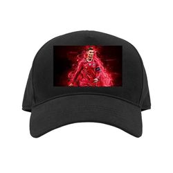 Barn-Caps | Justerbar Caps for Barn Svart Barn Ronaldo Skills - CR7 Design for Ekte Supportere Ronaldo Skills - CR7 Design for Ekte Supportere Svart