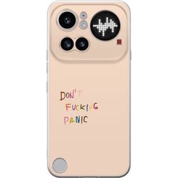 Kompatibelt Mobildeksel til Nothing Phone 4a Pro Tekstdesign med fargerike bokstaver og tydelig melding på lys bakgrunn
