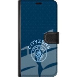 Kompatibelt Lommeboketui til Samsung Galaxy A56 Fotballinspirert design med Manchester City-logo i moderne stil