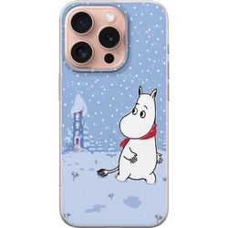 Kompatibelt Mobildeksel til Apple iPhone 16 Pro Vinterlandskap blå