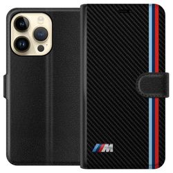 Kompatibelt Lommeboketui til Apple iPhone 15 Pro BMW M