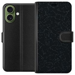 Kompatibelt Lommeboketui til Apple iPhone 17 Stjernehimmel
