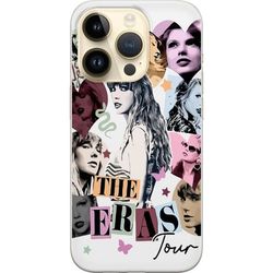 Kompatibelt Mobildeksel til Apple iPhone 14 Pro Taylor Swift kollasj med The Eras Tour og hjertemotiv