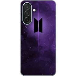 Kompatibelt Mobildeksel til Samsung Galaxy A26 BTS kpop logo lilla galakse plakat romdesign koreansk band hær symbol stjernehimmel musikk fan kunst