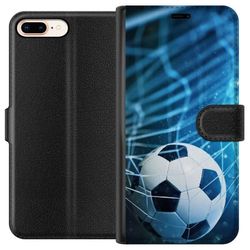 Kompatibelt Lommeboketui til Apple iPhone 8 Plus Fotball