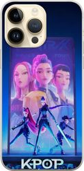 Kompatibelt Mobildeksel til Apple iPhone 15 Pro Max KPop Demon Hunters 2 HuntrX futuristisk KPop-motiv med scene og sterk energi