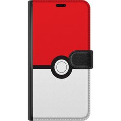 Kompatibelt Lommeboketui til Motorola Moto G05 Classic Ball retro gaming design i rød og hvit ikonisk stil, perfekt for spillentusiaster og nostalgis