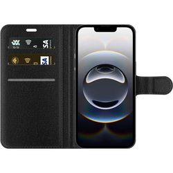 Kompatibelt Lommeboketui til Apple iPhone 16e Luksuriøs Svart