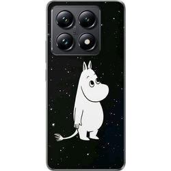Kompatibelt Mobildeksel til Xiaomi 14T Pro Mummimotiv med stjerner og galaksefølelse i et stille nattlig landskap
