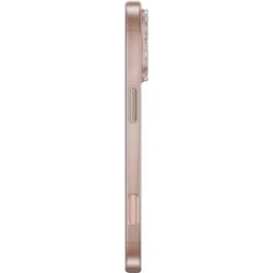 Kompatibelt Mobildeksel til Apple iPhone 16 Pro Blomstrete mandala - Rosa og lilla mønster med gyldne detaljer illustrasjon