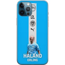 Kompatibelt Mobildeksel til Apple iPhone 12 Pro Max Haaland motiv med Manchester City-tema og sportfølelse