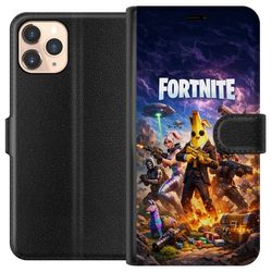 Kompatibelt Lommeboketui til Apple iPhone 11 Pro Aksjefylt spillmotiv med banankarakter og dramatisk miljø i fargerikt design