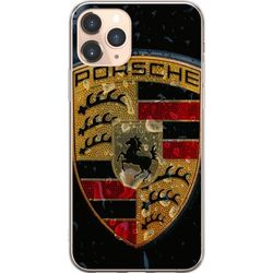 Kompatibelt Mobildeksel til Apple iPhone 11 Pro Porsche emblem plakat luksusbil emblem sportsbil logo Stuttgart klassisk retro design bilmerke kunst