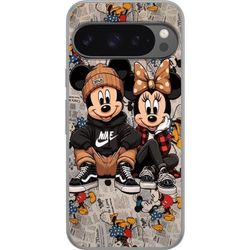 Kompatibelt Mobildeksel til Google Pixel 9 Pro XL Tegneserie mus duo i gateklær med caps sneakers urbant illustrasjon