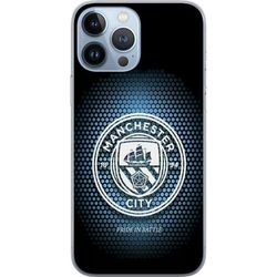 Kompatibelt Mobildeksel til Apple iPhone 13 Pro Max Manchester City fotball Erling Haaland blått klubbdesign illustrasjon