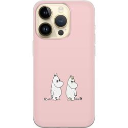 Kompatibelt Mobildeksel til Apple iPhone 15 Pro Sjarmerende Mumint motiv med enkel design og rolige farger