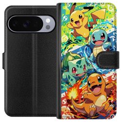 Kompatibelt Lommeboketui til Google Pixel 11 Pro XL Illustrasjon med fantasifigurer i fartsfylt og fargerik action