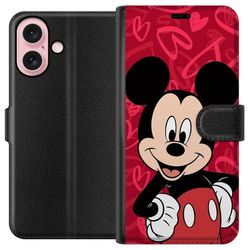 Kompatibelt Lommeboketui til Apple iPhone 16 Minnie Mus