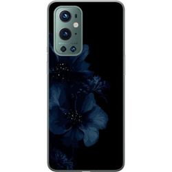 Kompatibelt Mobildeksel til OnePlus 9 Pro Mörkblå blommor