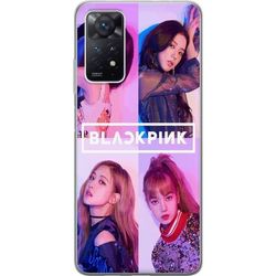 Kompatibelt Mobildeksel til Xiaomi Redmi Note 11 Pro 5G K-pop motiv med BLACKPINK og fargerik collageillustrasjon