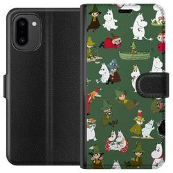 Kompatibelt Lommeboketui til OnePlus 15R Illustrert eventyrtema med hvite figurer og naturinspirerte eventyrere i myke farger