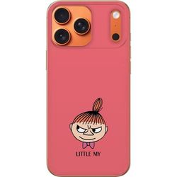 Kompatibelt Mobildeksel til Apple iPhone 18 Pro Max Lille My med et rampete blikk mot rosa bakgrunn, illustrert karaktermotiv