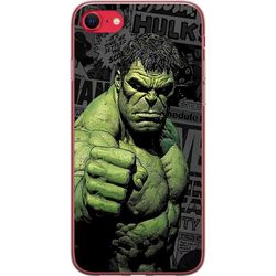 Kompatibelt Mobildeksel til Apple iPhone 8 Hulk-motiv i tegneseriestil kraftig design med grønne nyanser for Marvel- og superheltfans